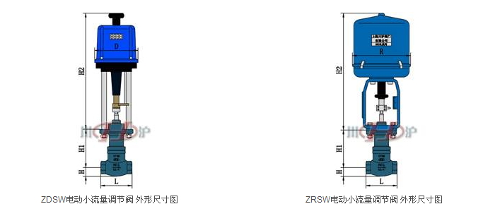 电动小流量调节阀结构图