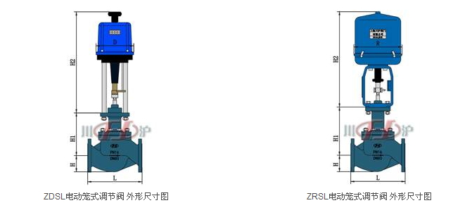 电动笼式调节阀结构图