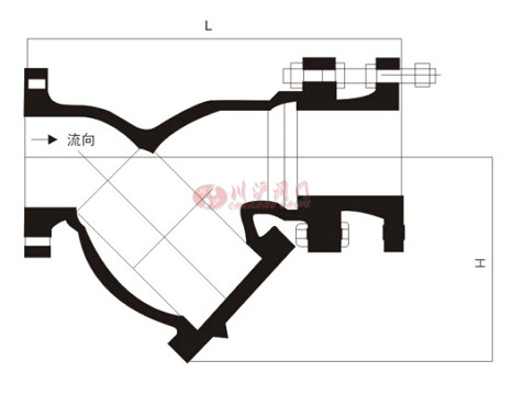 Y型伸缩过滤器结构图