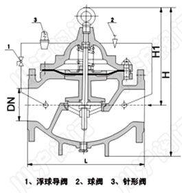 水用减压阀 200X 上海减压阀门厂