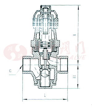 Y14H减压阀结构图