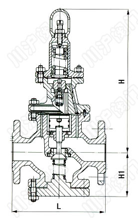 Y43H蒸汽减压阀结构图
