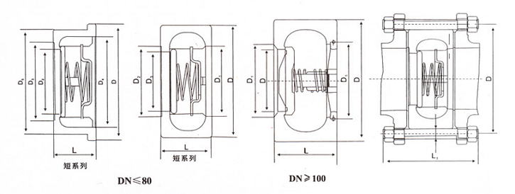 升降式止回阀结构图